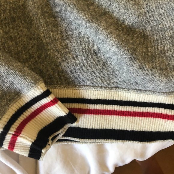 soft joie terry ringer crewneck sweatshirt/sweater - Picture 3 of 4